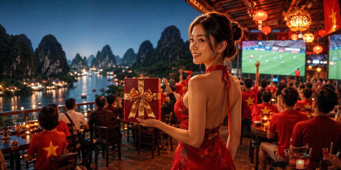 Không gian Ninh Bình minh họa trải nghiệm casino và cá cược cho người Việt